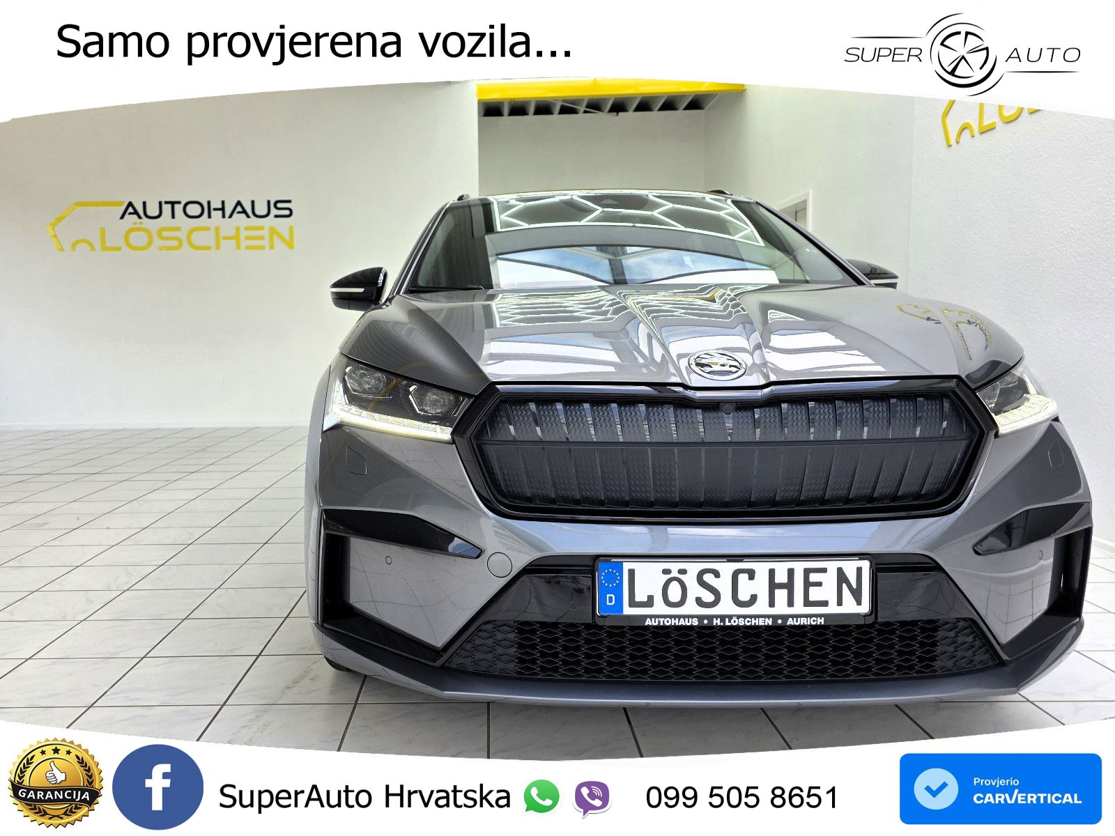 Škoda Enyaq iV 80 82 kWh (204 KS) SportLine LED+GR SJED+ACC