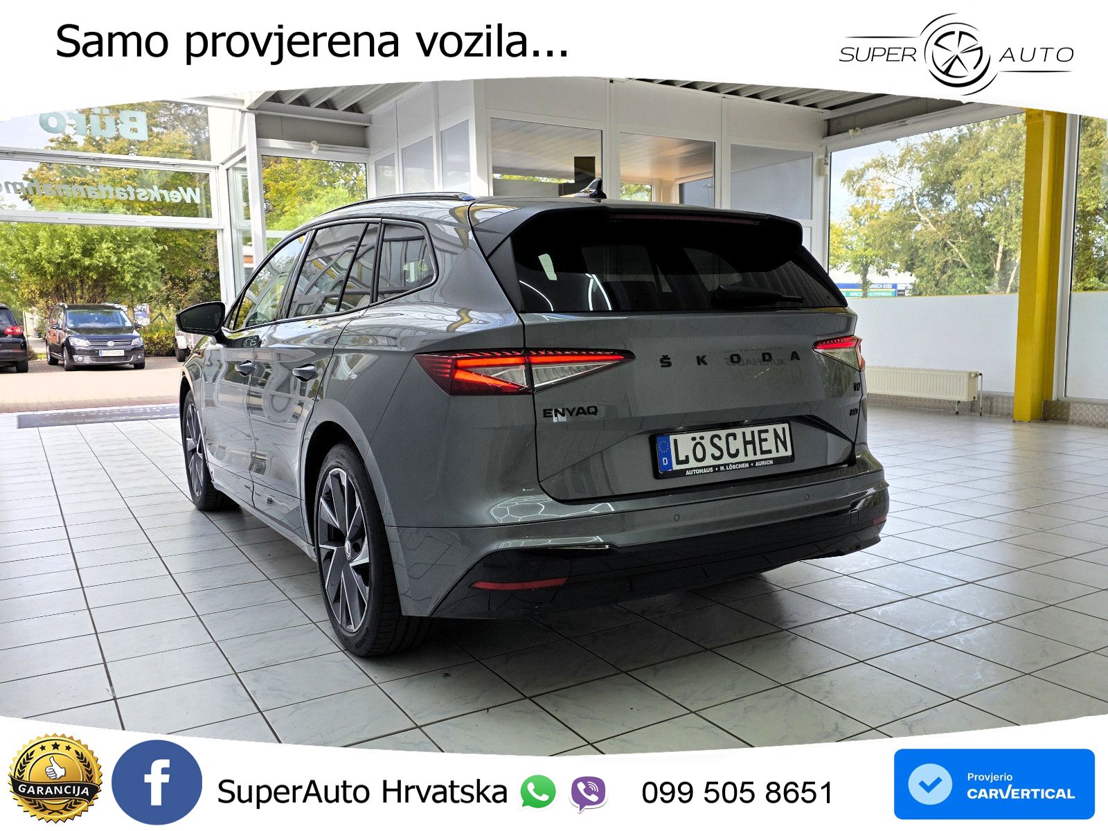 Škoda Enyaq iV 80 82 kWh (204 KS) SportLine LED+GR SJED+ACC