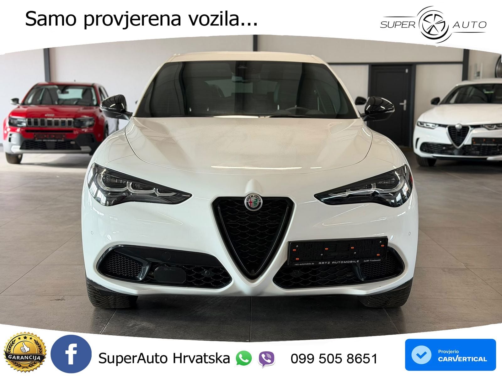 Alfa Romeo Stelvio 2.2 MultiJet II (210 KS) Q4 Automatic MATRIX+GR SJED+KAM