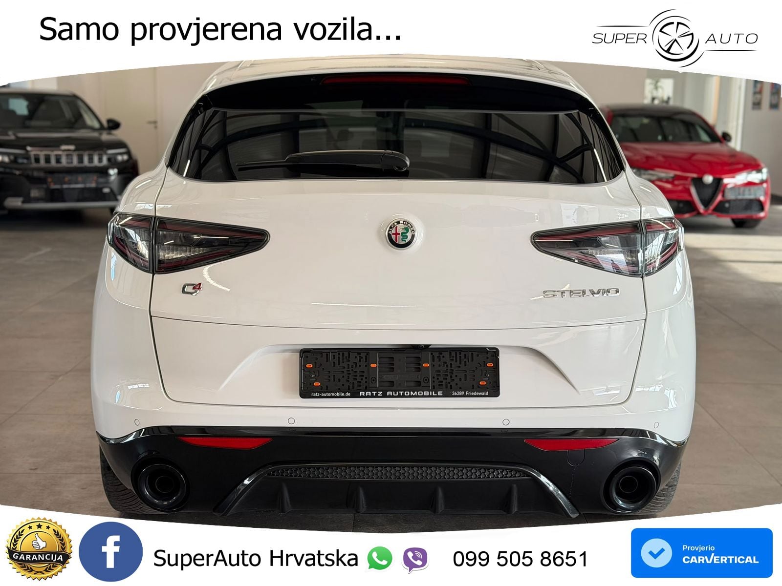 Alfa Romeo Stelvio 2.2 MultiJet II (210 KS) Q4 Automatic MATRIX+GR SJED+KAM