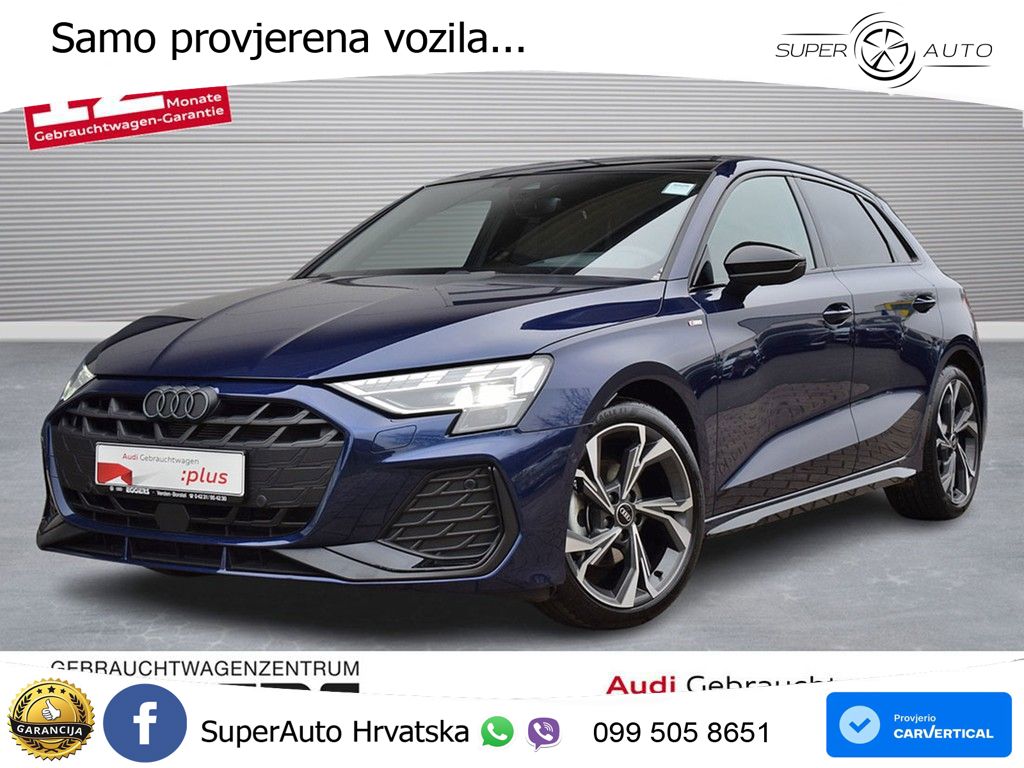 Audi A3 35 TFSI (150 KS) S tronic S line MATRIX+GR SJED+KAM