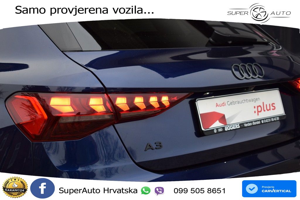 Audi A3 35 TFSI (150 KS) S tronic S line MATRIX+GR SJED+KAM