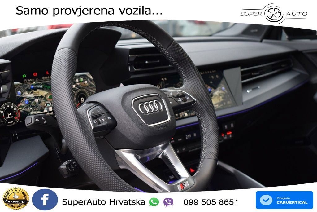 Audi A3 35 TFSI (150 KS) S tronic S line MATRIX+GR SJED+KAM
