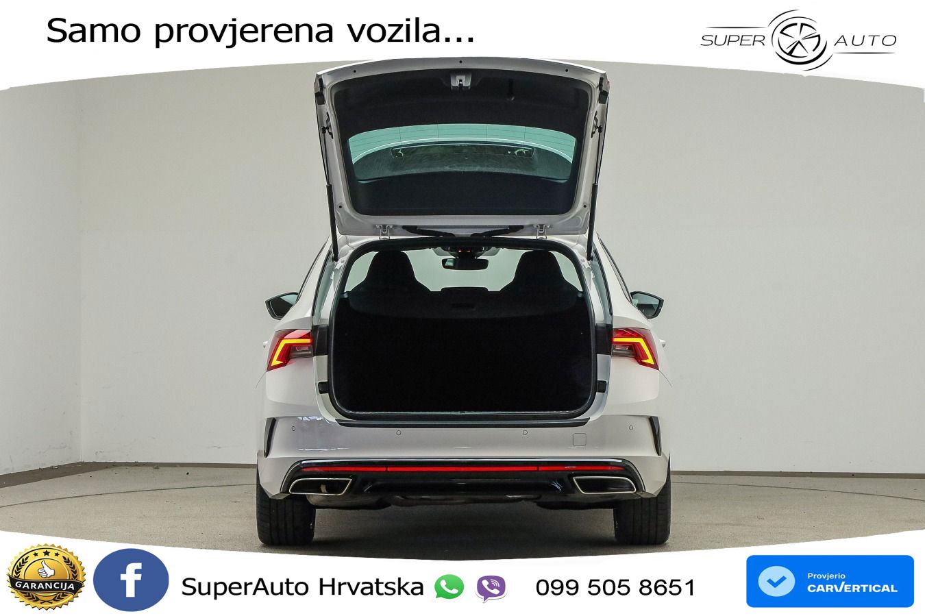 Škoda Octavia Combi RS 2.0 TDI (200 KS) 4x4 DSG LED+GR SJED+ACC