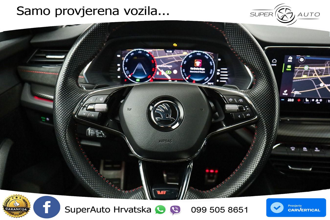 Škoda Octavia Combi RS 2.0 TDI (200 KS) 4x4 DSG LED+GR SJED+ACC