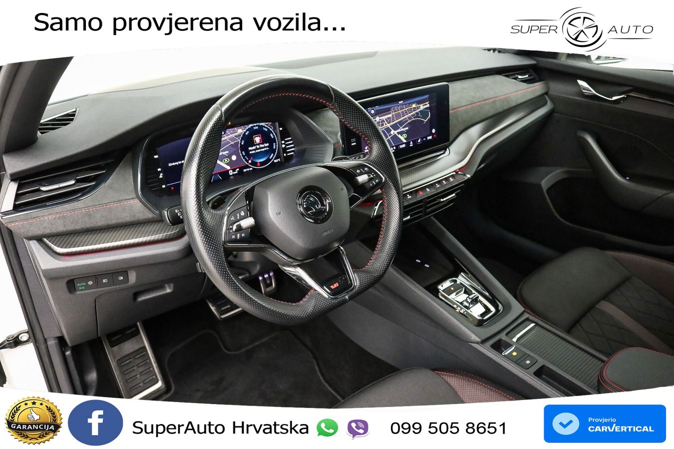 Škoda Octavia Combi RS 2.0 TDI (200 KS) 4x4 DSG LED+GR SJED+ACC