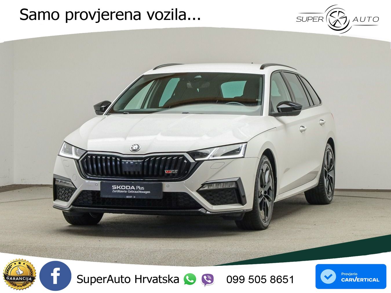 Škoda Octavia Combi RS 2.0 TDI (200 KS) 4x4 DSG LED+GR SJED+ACC
