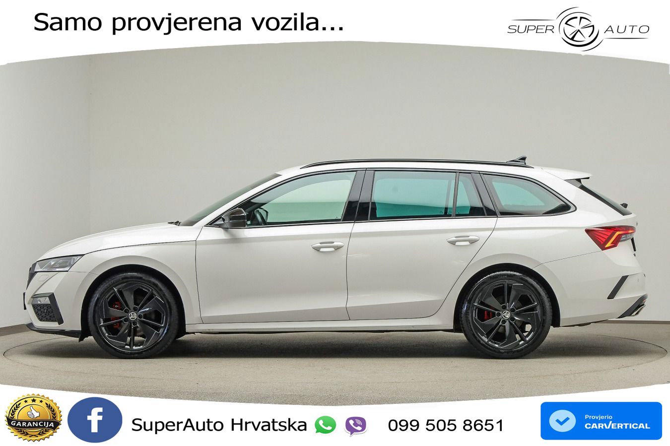 Škoda Octavia Combi RS 2.0 TDI (200 KS) 4x4 DSG LED+GR SJED+ACC
