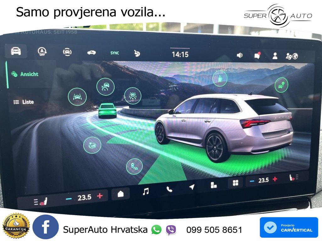 Škoda Octavia Combi 1.5 TSI (150 KS) DSG Selection MATRIX+GR SJED+KAM