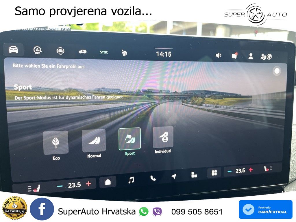 Škoda Octavia Combi 1.5 TSI (150 KS) DSG Selection MATRIX+GR SJED+KAM