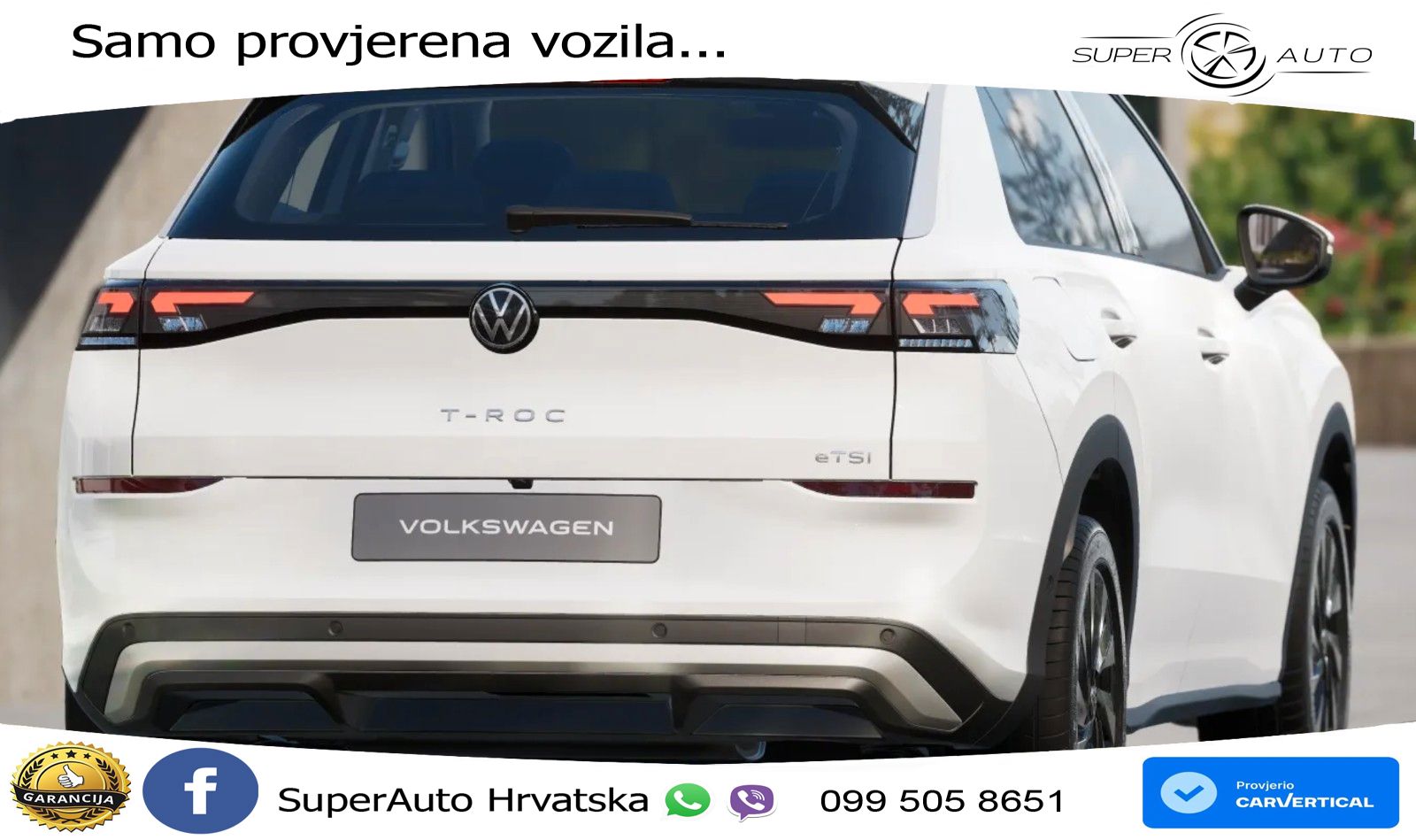 Volkswagen T-Roc 1.5 eTSI (150 KS)  DSG LED+GR SJED+ACC