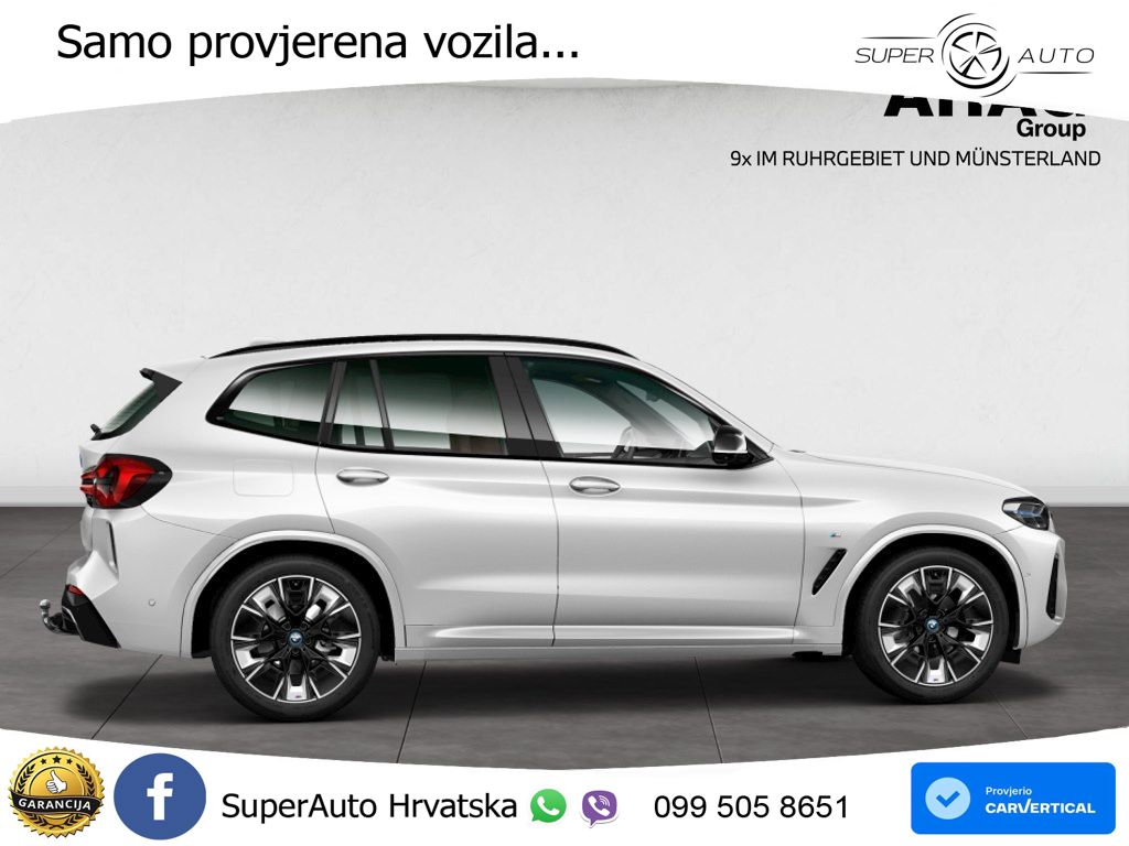 BMW iX3 80 kWh (286 KS) ACC+HEAD+GR SJED+360+PANO