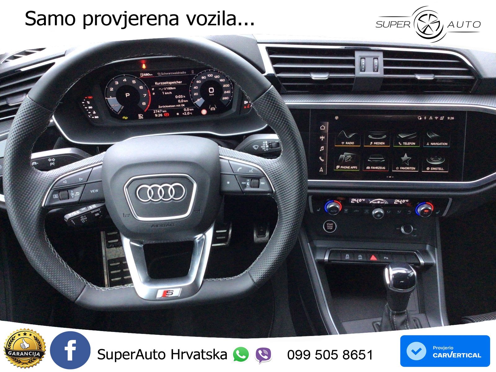 Audi Q3 35 TFSI (150 KS) S tronic S line LED+GR SJED+ACC