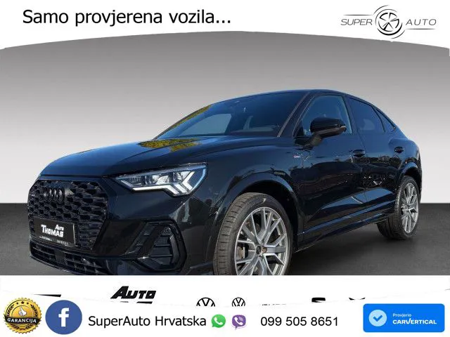 Audi Q3 Sportback 45 TFSI (245 KS) quattro S tronic S line MATRIX+GR SJED+KAM