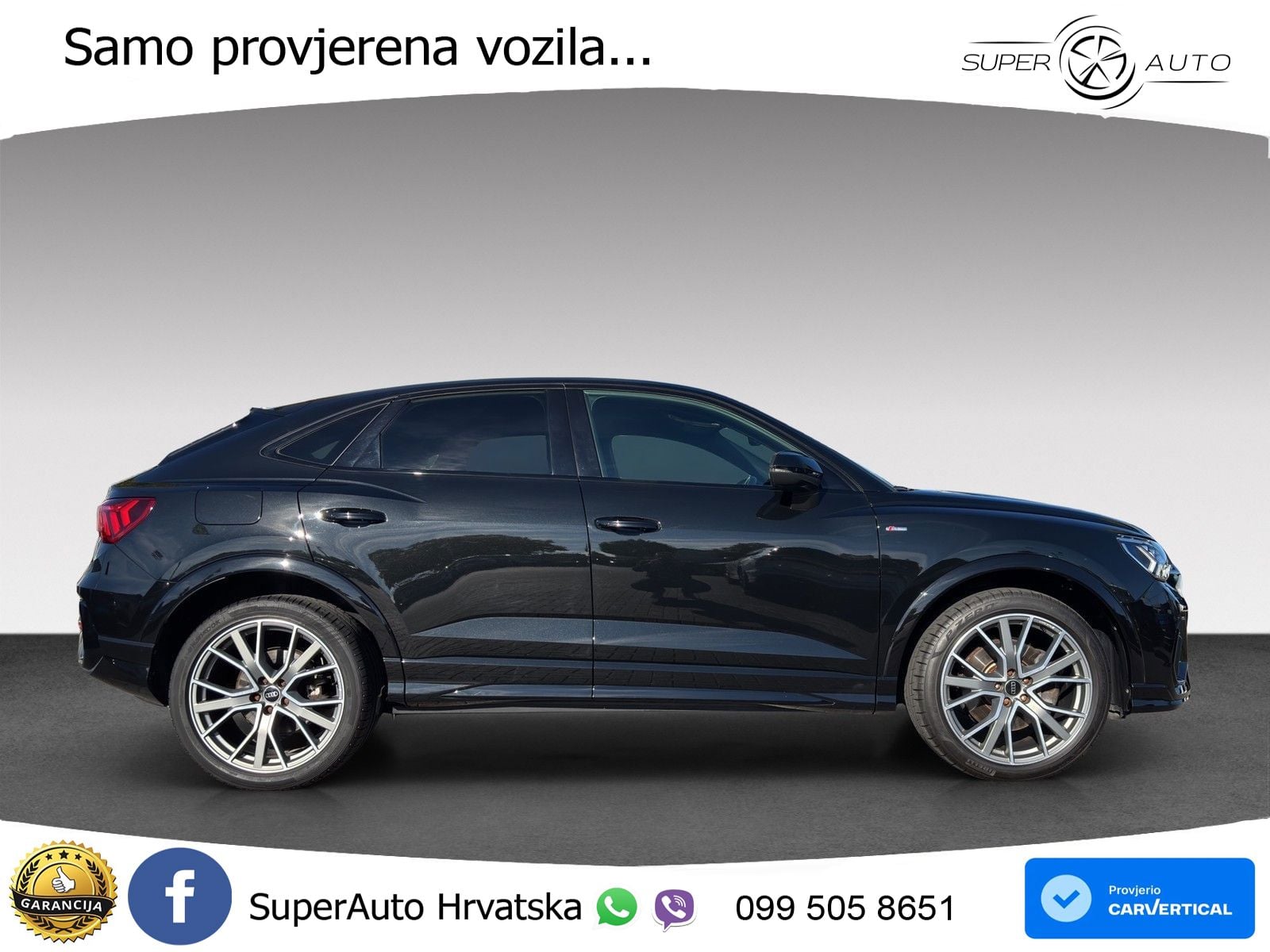 Audi Q3 Sportback 45 TFSI (245 KS) quattro S tronic S line MATRIX+GR SJED+KAM