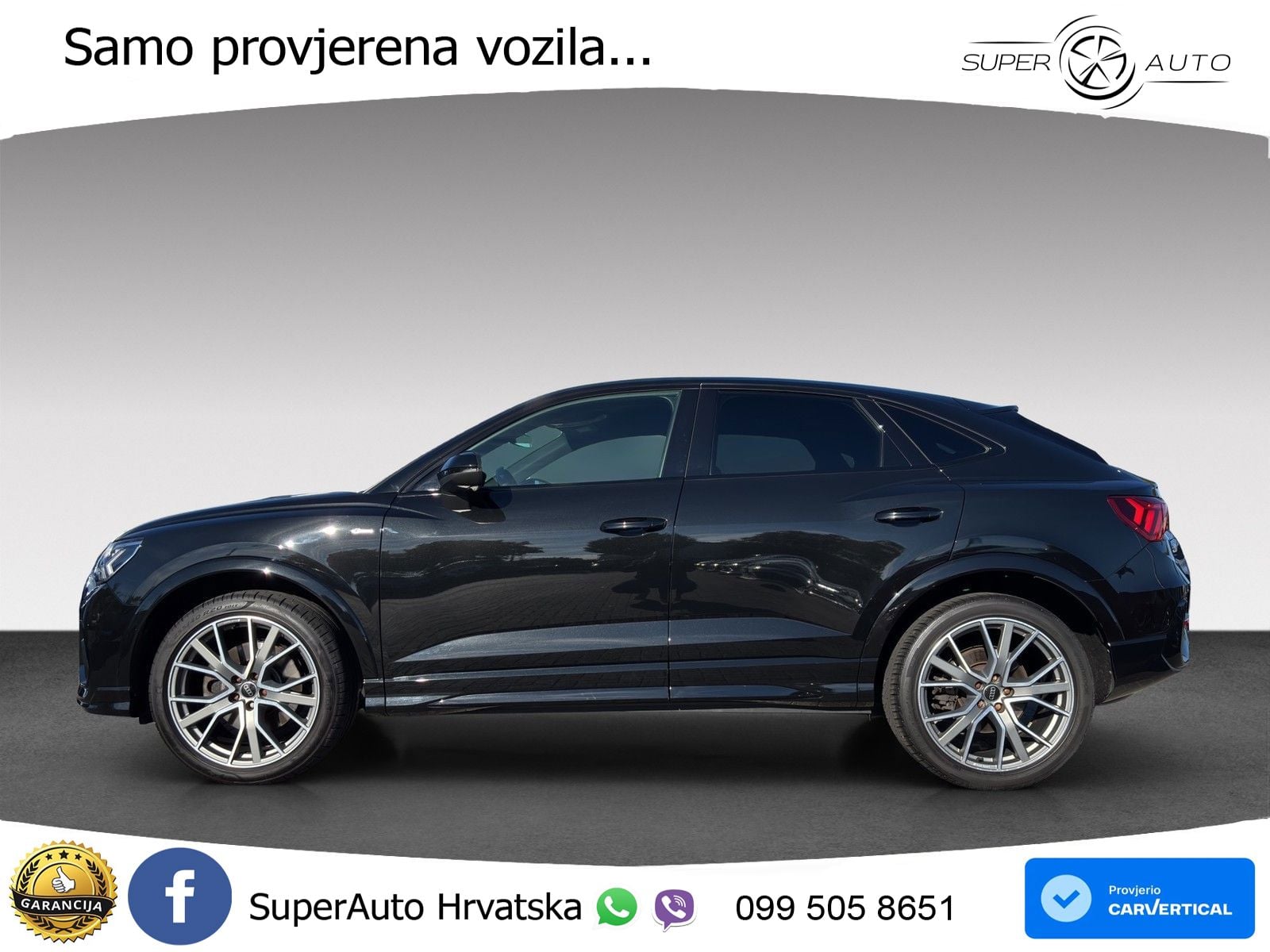 Audi Q3 Sportback 45 TFSI (245 KS) quattro S tronic S line MATRIX+GR SJED+KAM