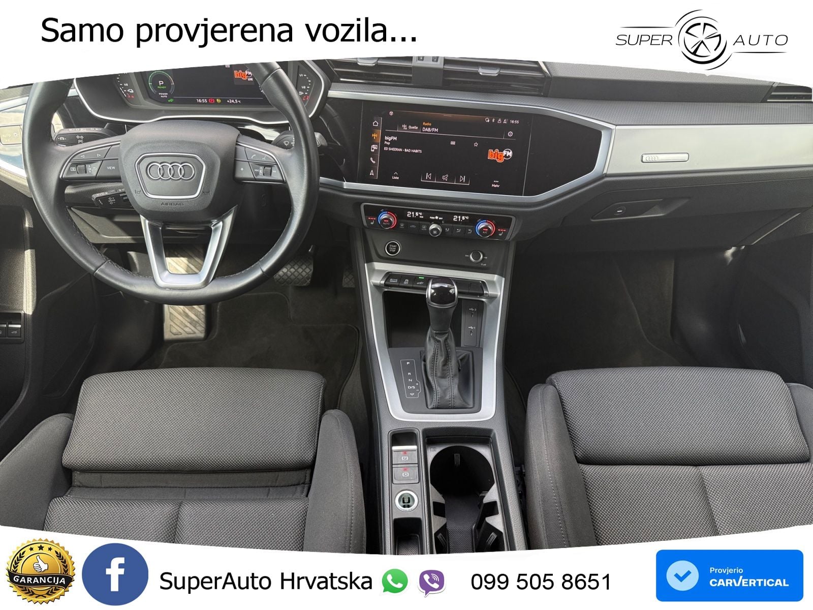 Audi Q3 45 TFSIe (245 KS) S tronic LED+GR SJED+ACC