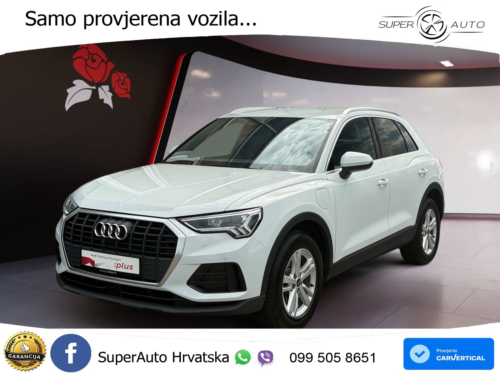 Audi Q3 45 TFSIe (245 KS) S tronic LED+GR SJED+ACC