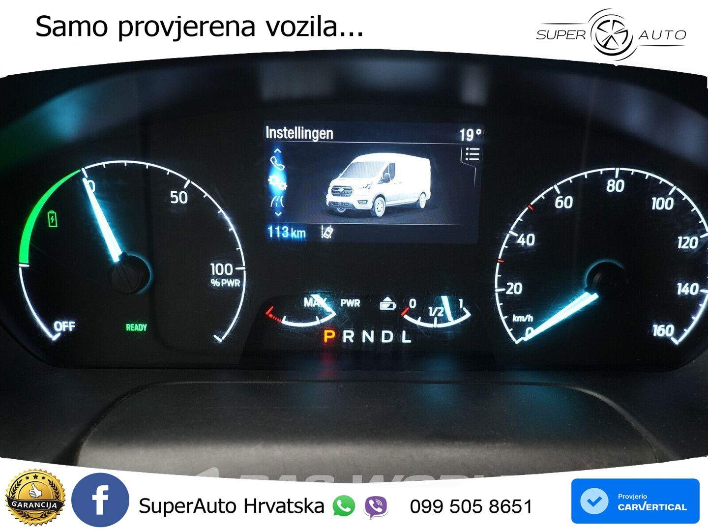 Ford e-Transit 184pk Elektrisch 68kWh 317KM WLTP SOH 184 KS