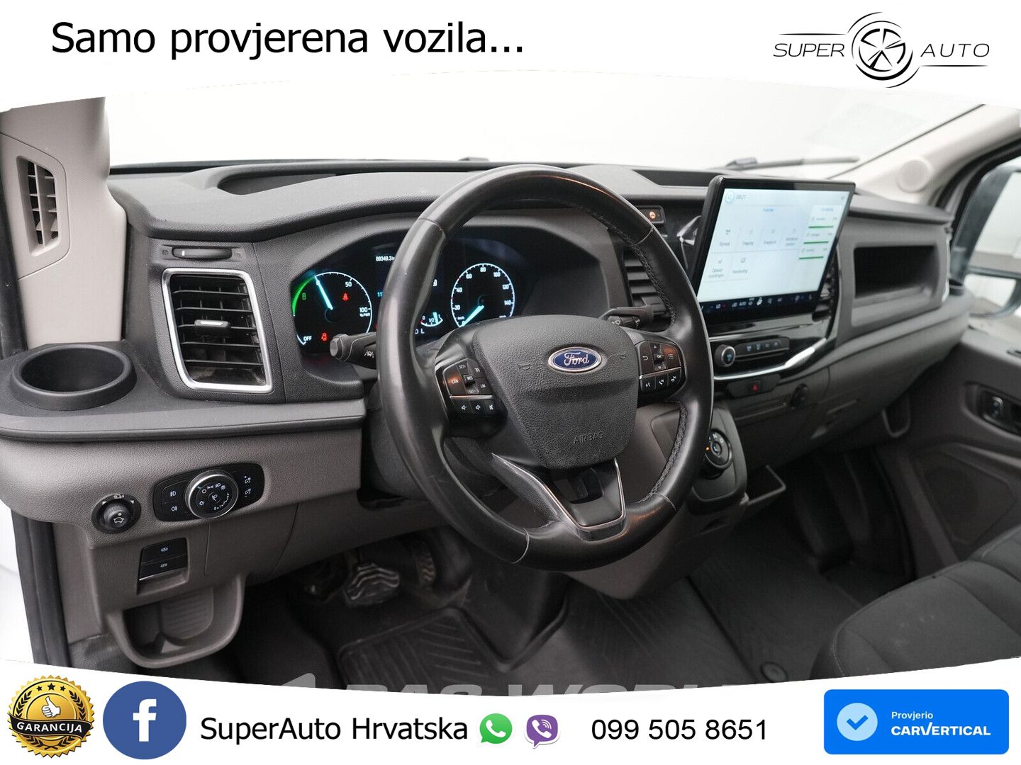 Ford e-Transit 184pk Elektrisch 68kWh 317KM WLTP SOH 184 KS