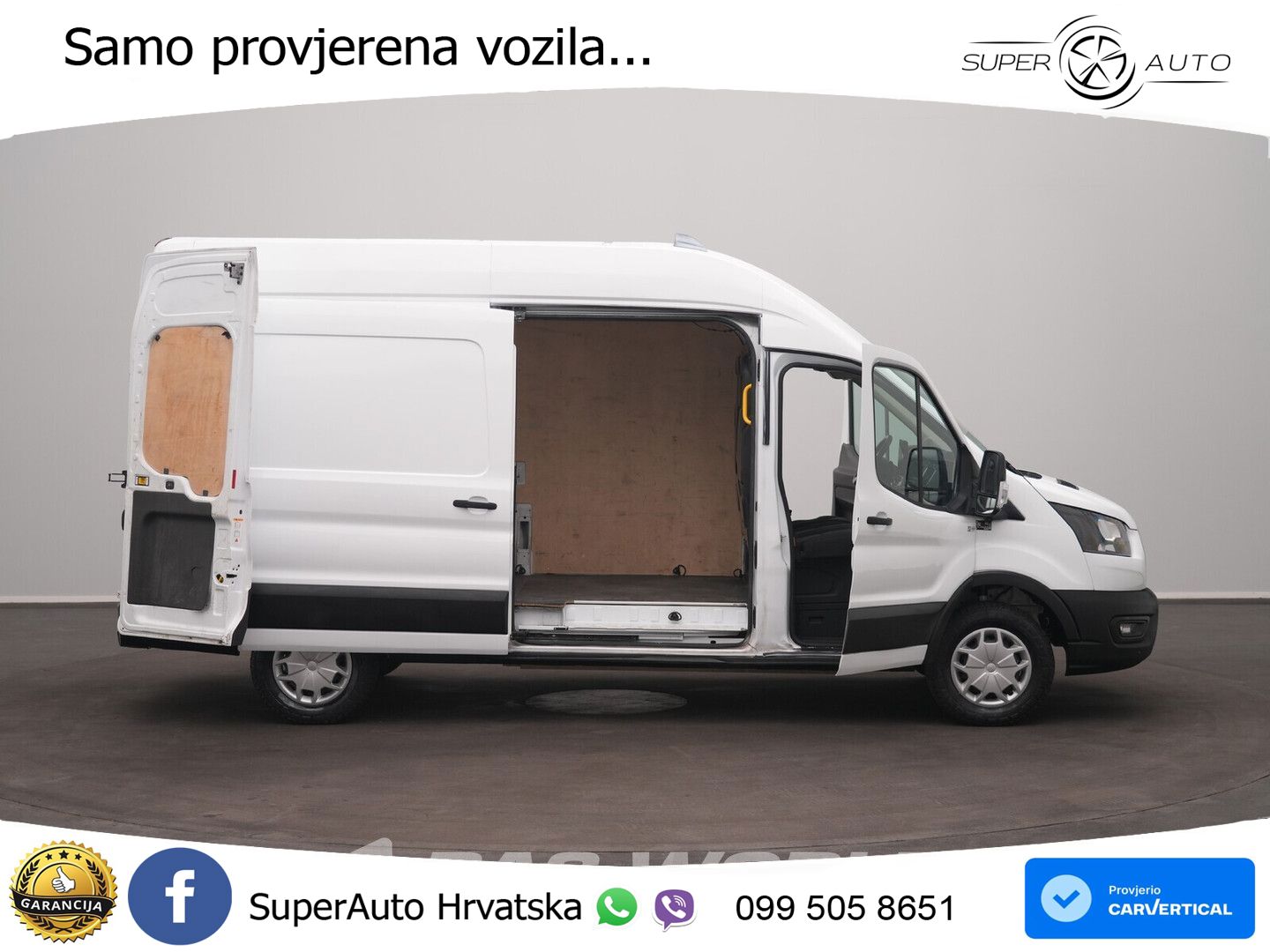 Ford e-Transit 184pk Elektrisch 68kWh 317KM WLTP SOH 184 KS