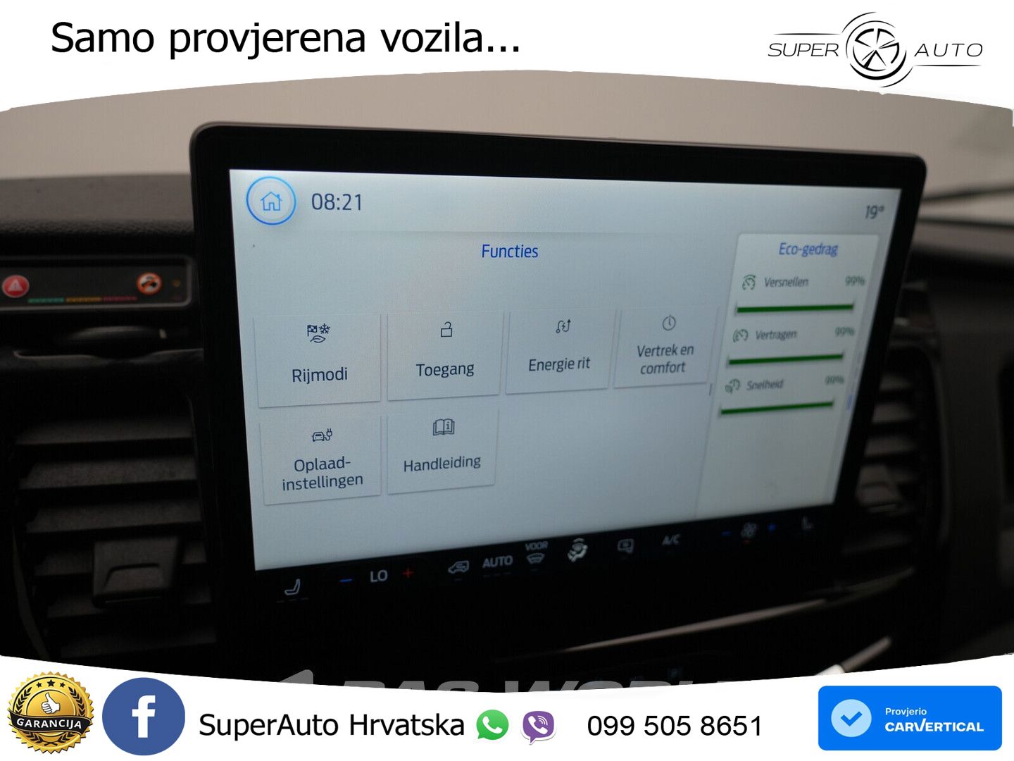 Ford e-Transit 184pk Elektrisch 68kWh 317KM WLTP SOH 184 KS