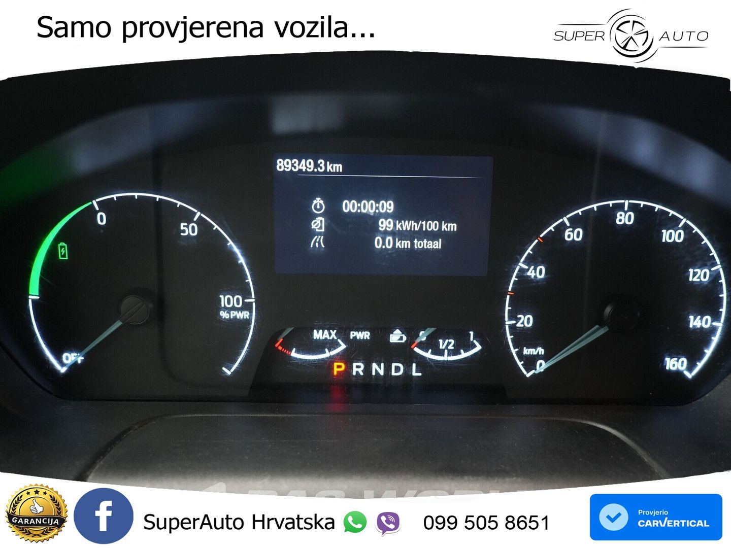 Ford e-Transit 184pk Elektrisch 68kWh 317KM WLTP SOH 184 KS