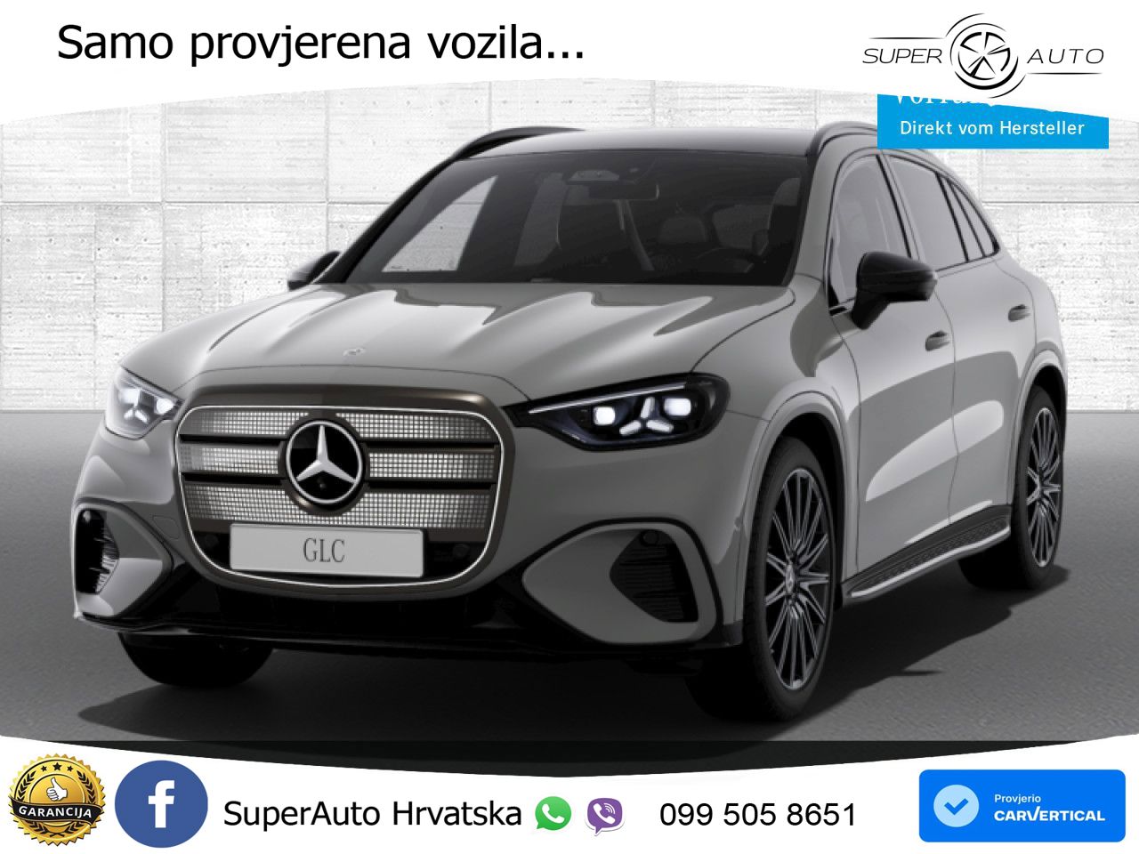 Mercedes GLC 400 94 kWh (489 KS) 4MATIC EQ Technology AMG LED+GR SJED+ACC