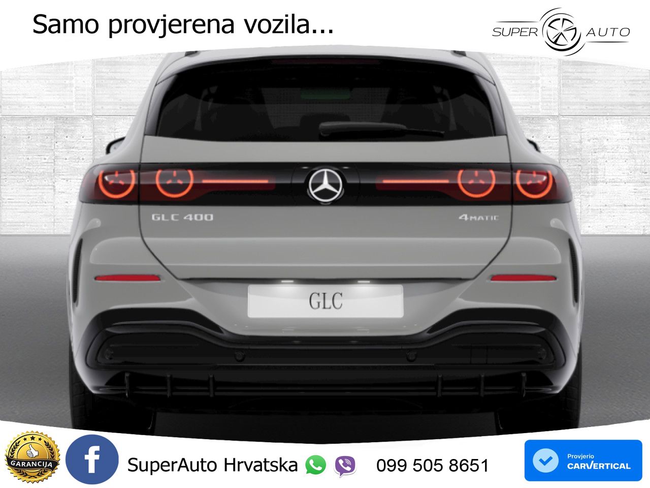 Mercedes GLC 400 94 kWh (489 KS) 4MATIC EQ Technology AMG LED+GR SJED+ACC