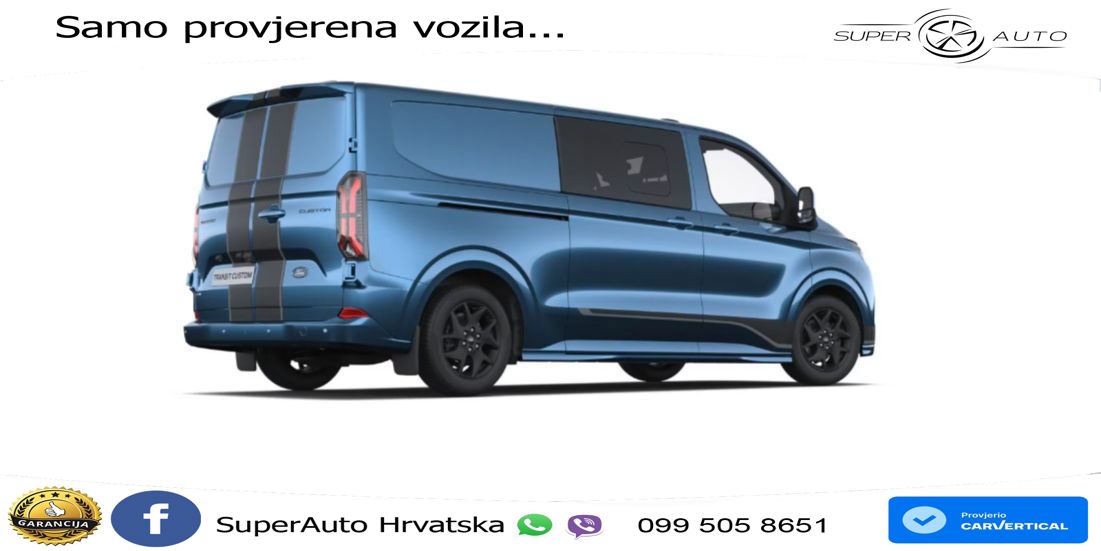 Ford Transit Custom DoKa Sport 320 L2 PHEV AHK*ACC*36 232 KS