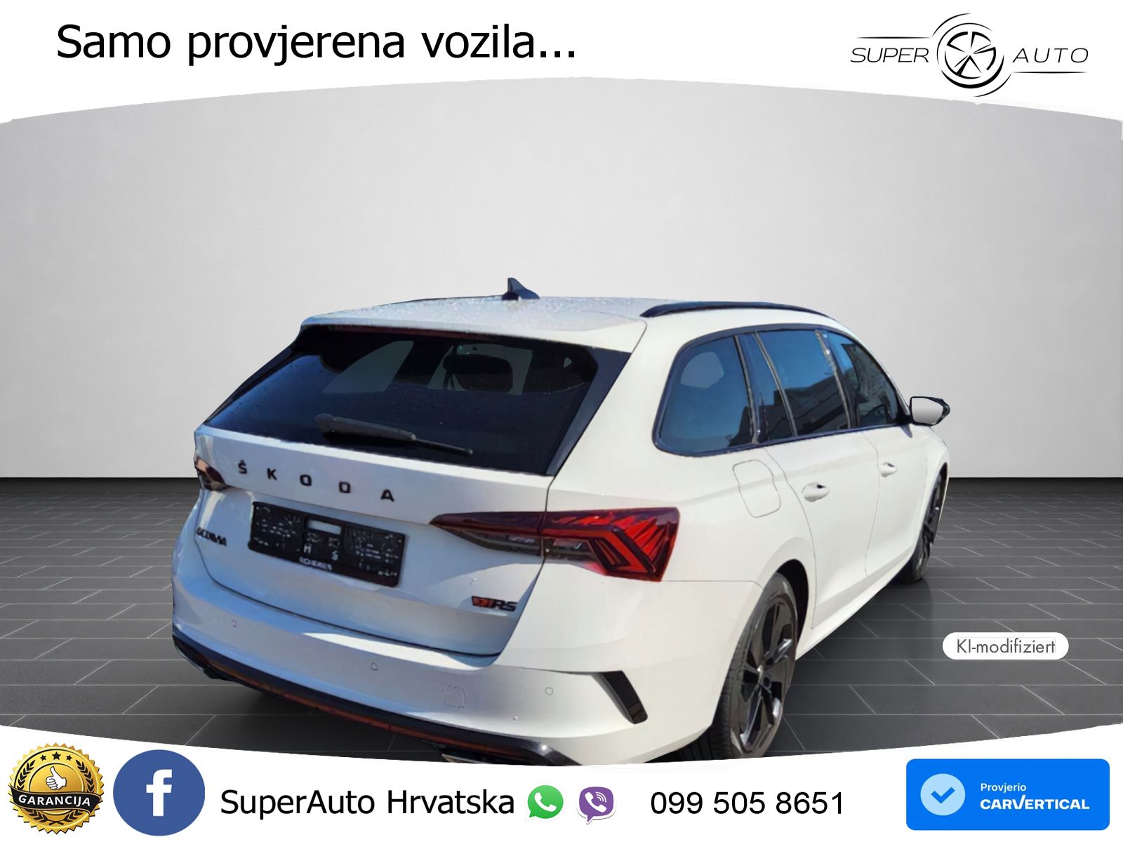 Škoda Octavia Combi RS 2.0 TDI (200 KS) DSG