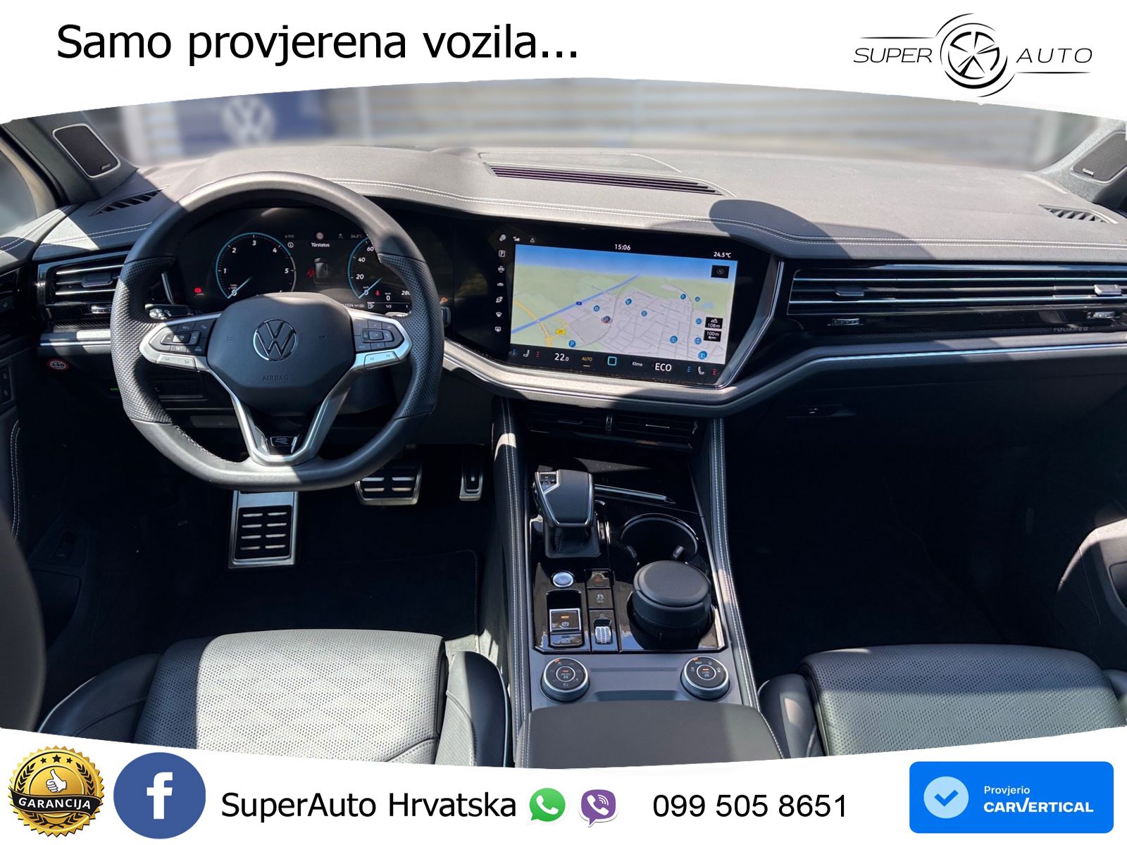 Volkswagen Touareg 3.0 V6 TDI (286 KS) 4MOTION Tiptronic ZRAČNI+ACC+GR SJED+KAM+PANO