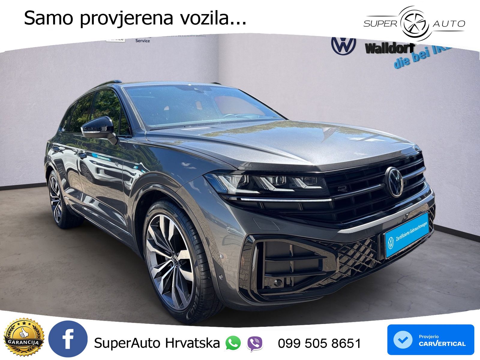 Volkswagen Touareg 3.0 V6 TDI (286 KS) 4MOTION Tiptronic ZRAČNI+ACC+GR SJED+KAM+PANO