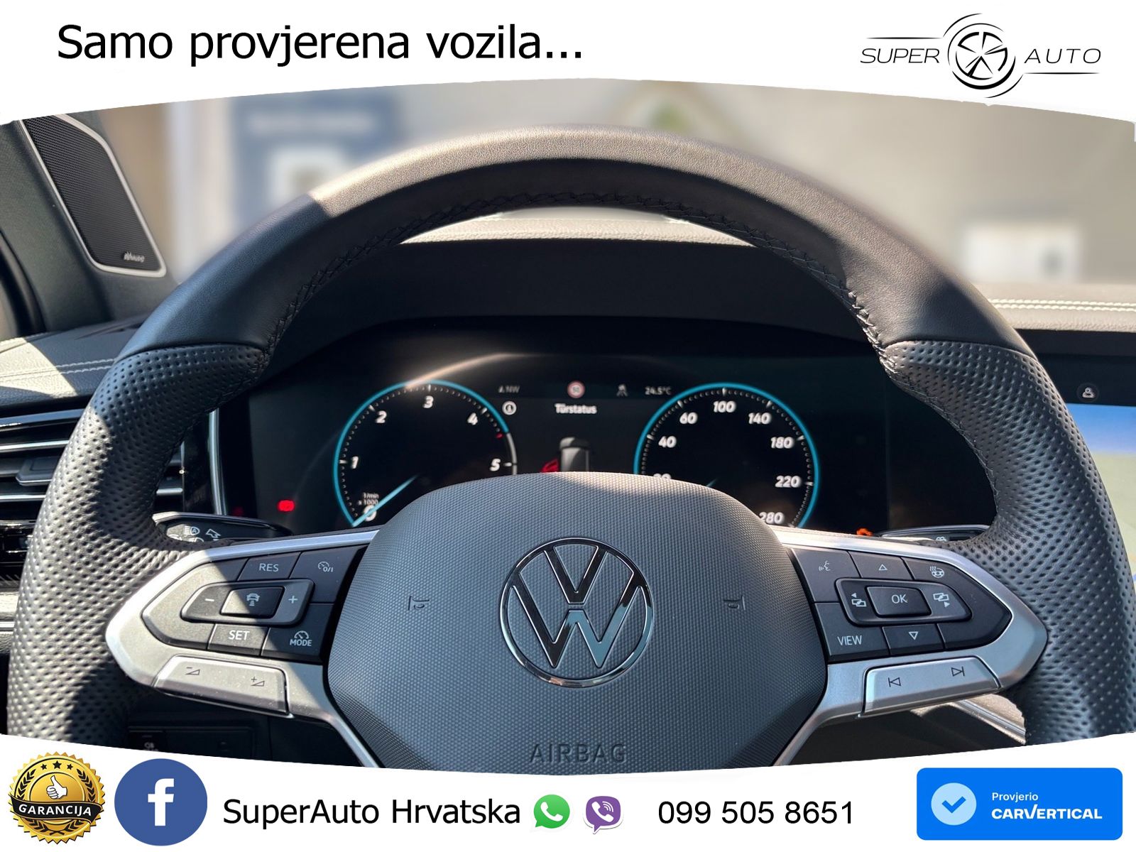 Volkswagen Touareg 3.0 V6 TDI (286 KS) 4MOTION Tiptronic ZRAČNI+ACC+GR SJED+KAM+PANO