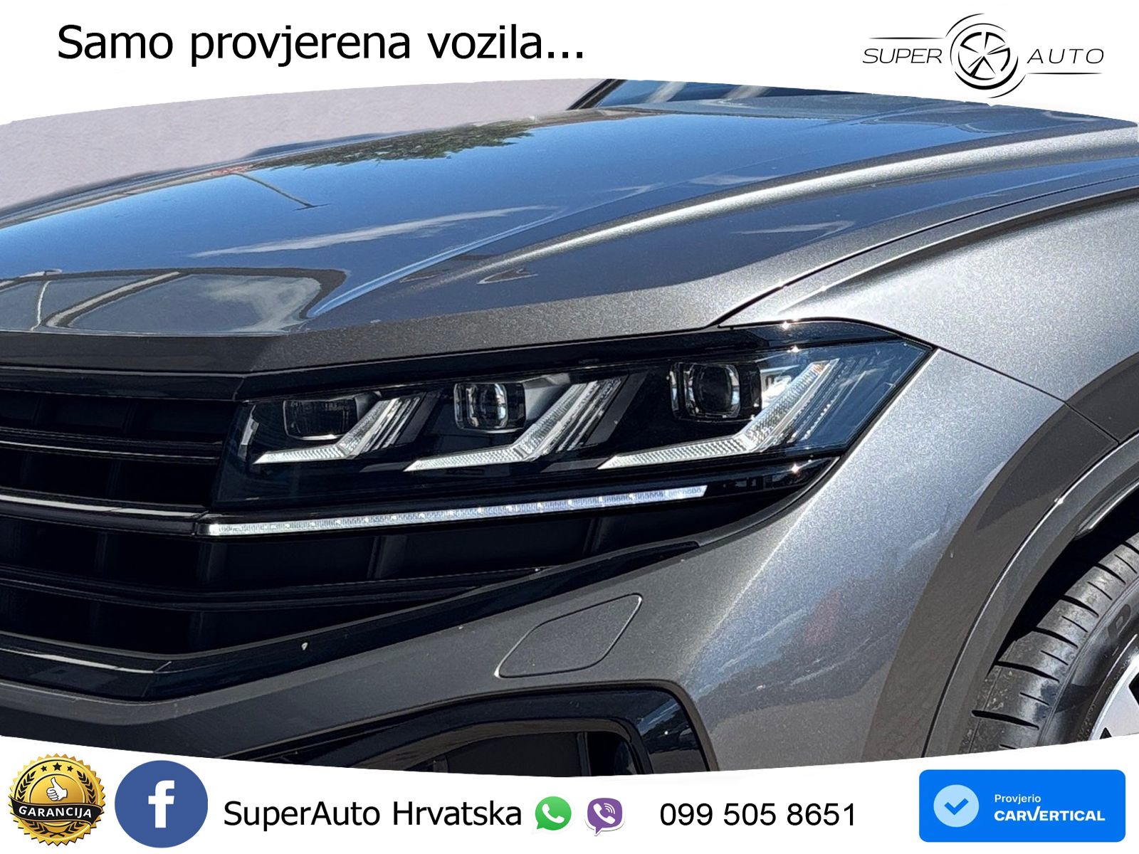 Volkswagen Touareg 3.0 V6 TDI (286 KS) 4MOTION Tiptronic ZRAČNI+ACC+GR SJED+KAM+PANO
