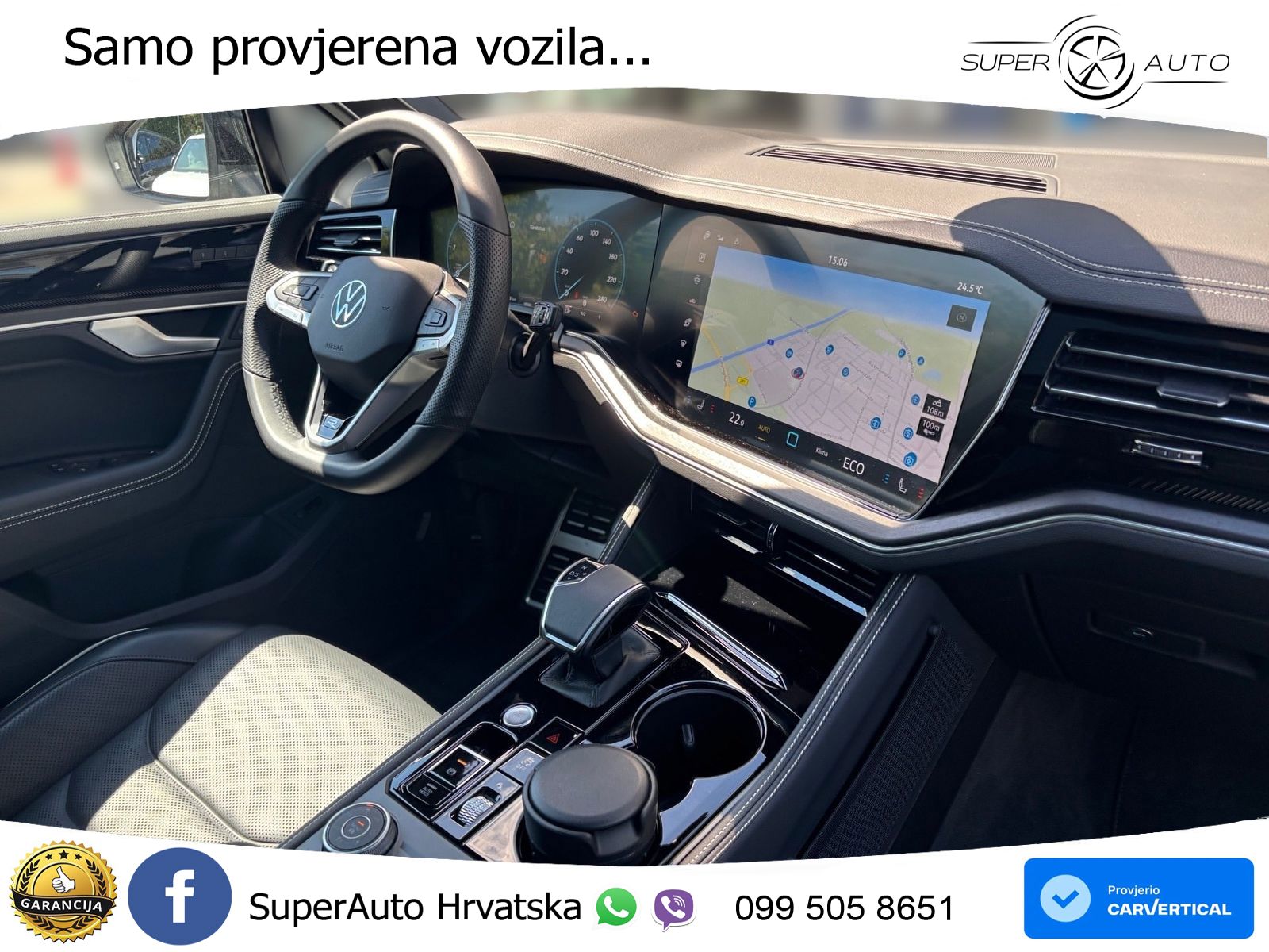 Volkswagen Touareg 3.0 V6 TDI (286 KS) 4MOTION Tiptronic ZRAČNI+ACC+GR SJED+KAM+PANO