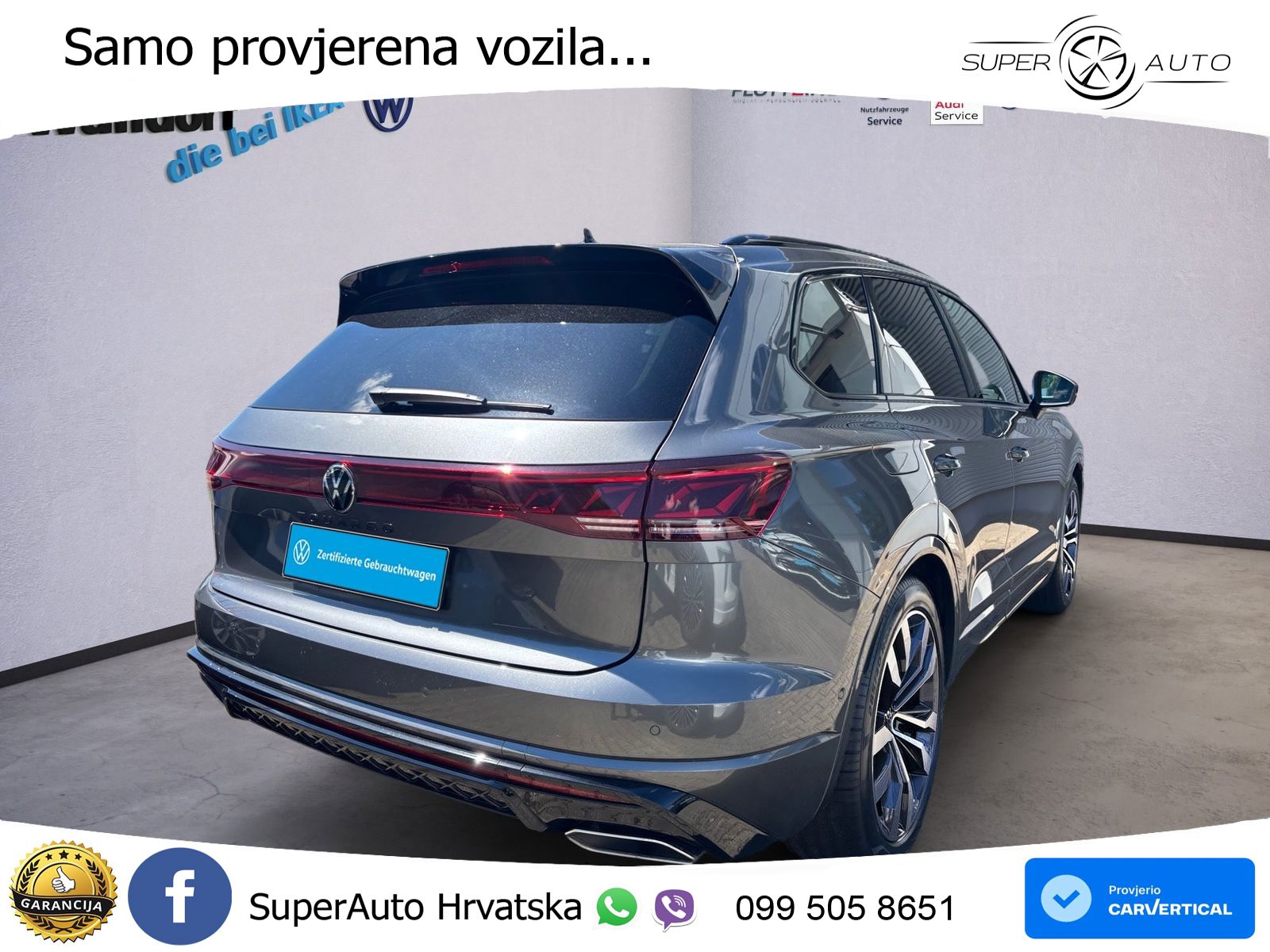 Volkswagen Touareg 3.0 V6 TDI (286 KS) 4MOTION Tiptronic ZRAČNI+ACC+GR SJED+KAM+PANO