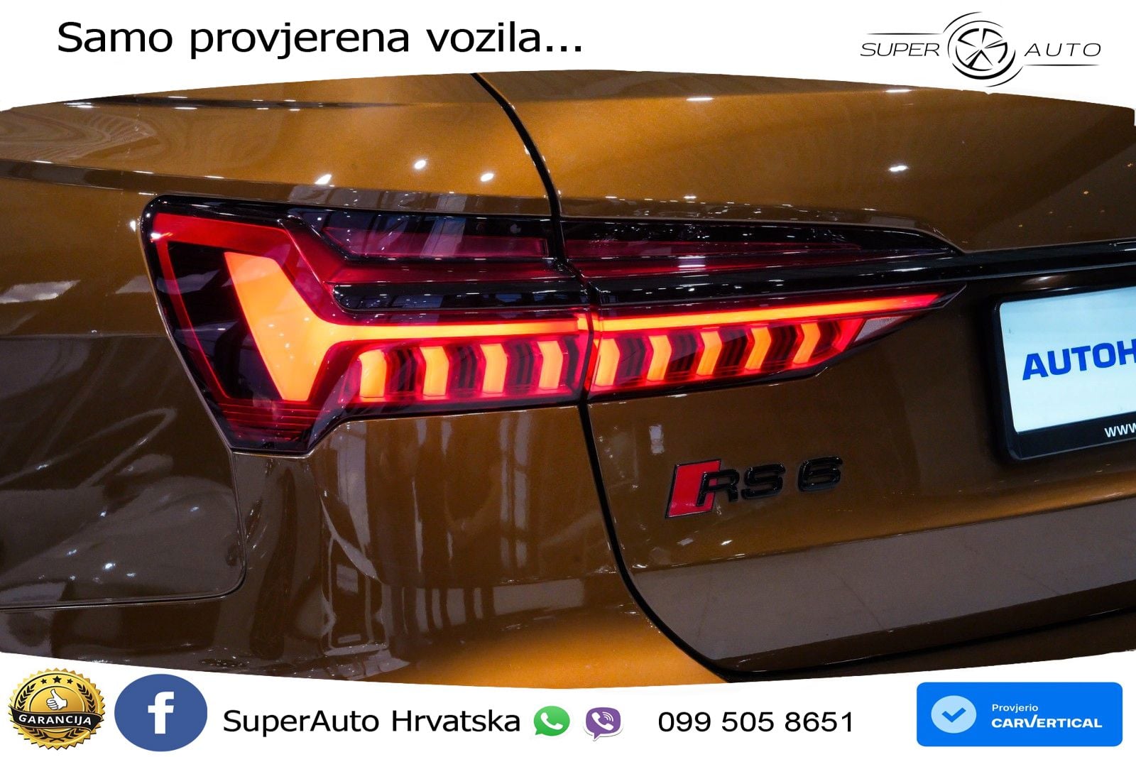 Audi RS6 Avant 4.0 TFSI V8 (600 KS) quattro Tiptronic ZRAČNI+ACC+GR SJED+KAM+PANO