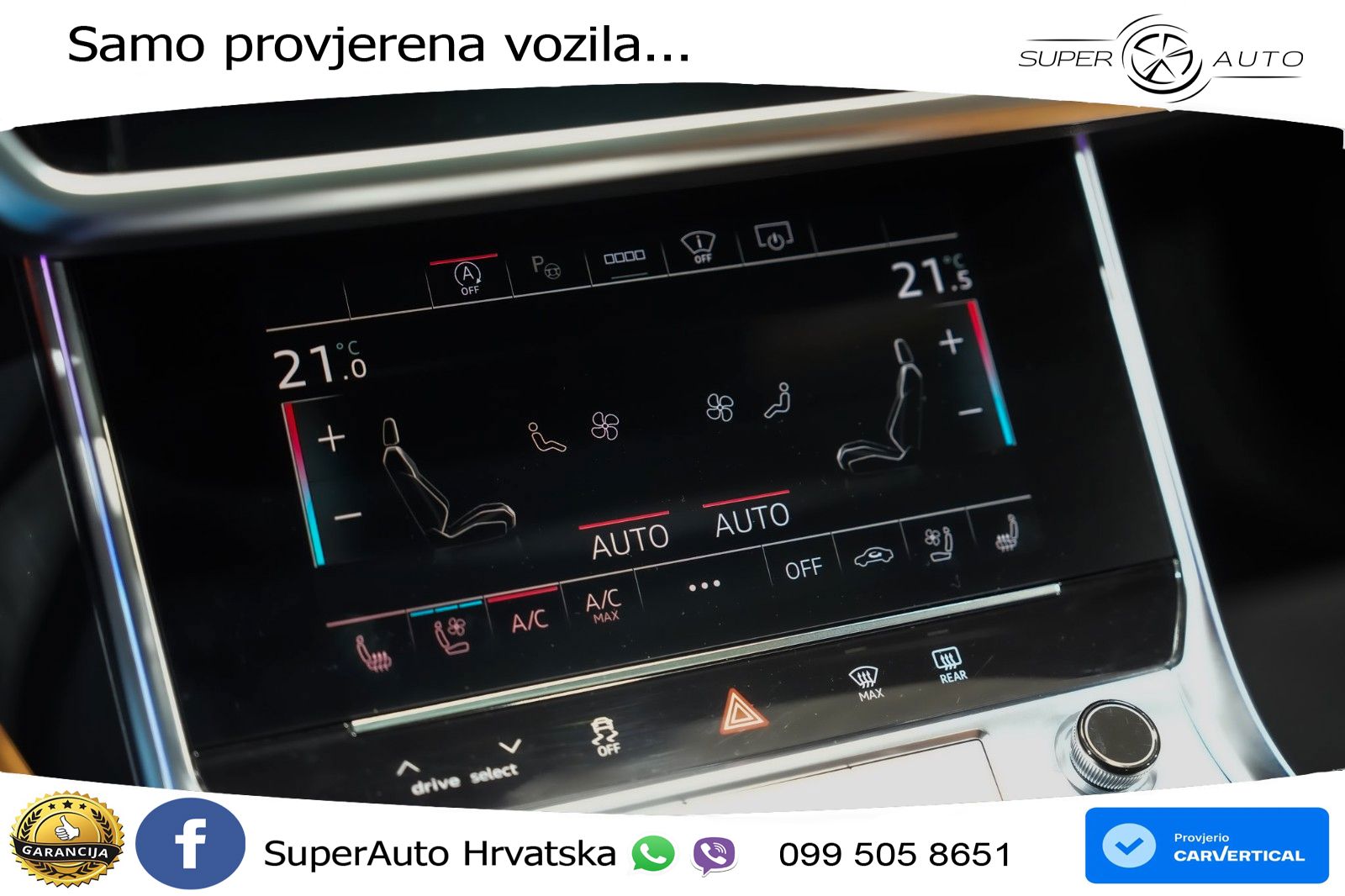 Audi RS6 Avant 4.0 TFSI V8 (600 KS) quattro Tiptronic ZRAČNI+ACC+GR SJED+KAM+PANO