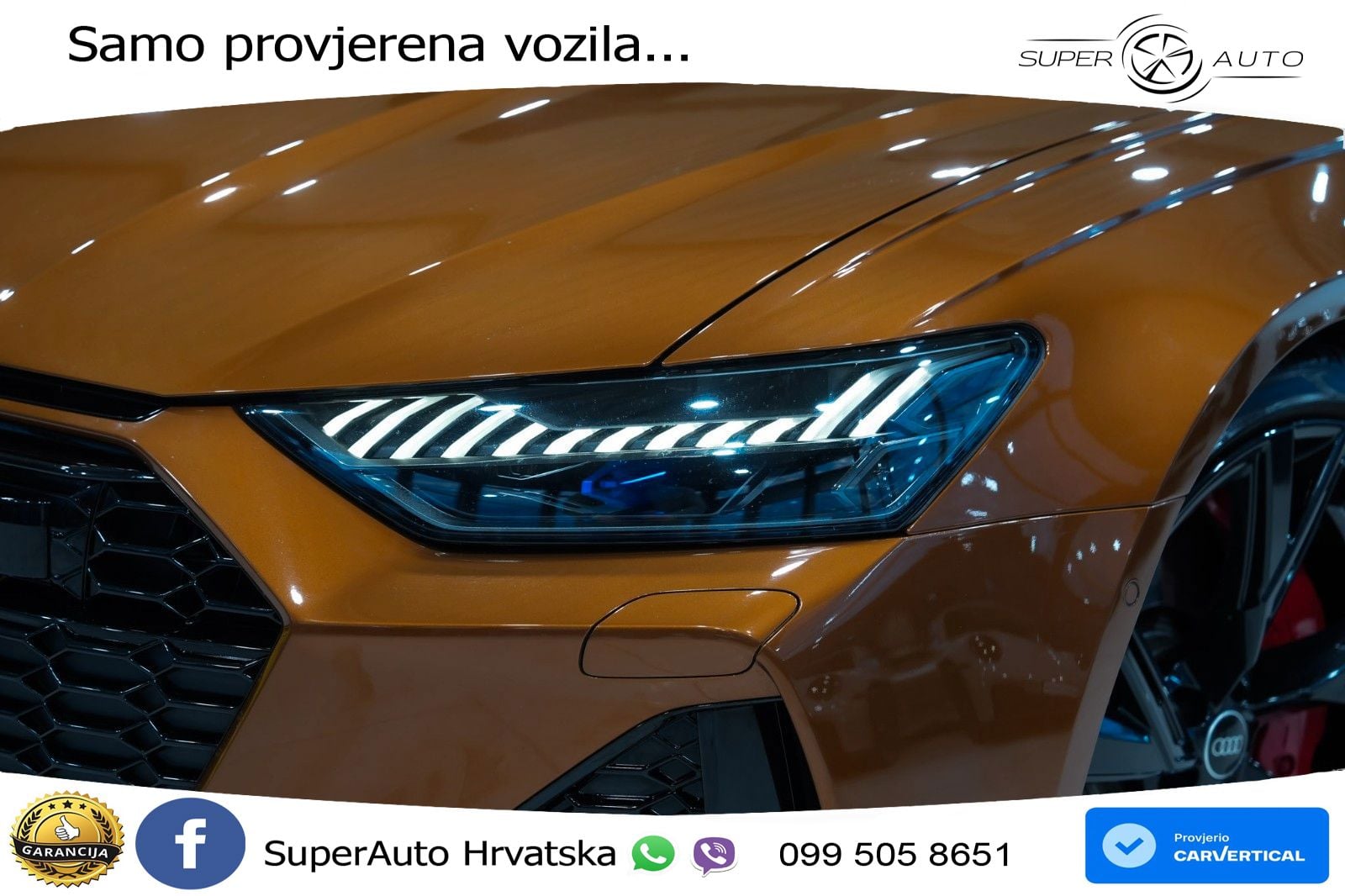 Audi RS6 Avant 4.0 TFSI V8 (600 KS) quattro Tiptronic ZRAČNI+ACC+GR SJED+KAM+PANO
