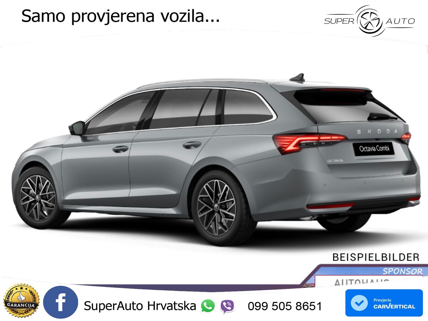 Škoda Octavia Combi 2.0 TDI (150 KS) DSG LED+GR SJED+ACC