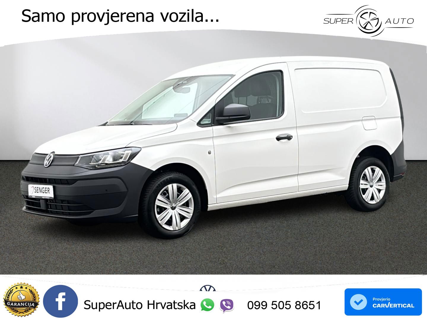 Volkswagen Caddy Cargo 2.0 TDI AHK CarPlay Kamera Sitzhzg. 102 KS