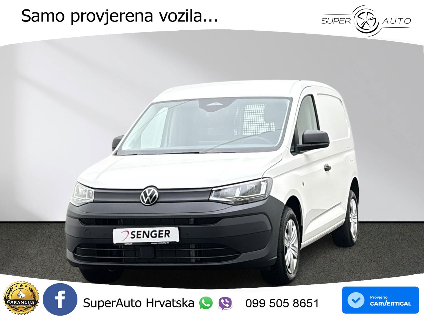 Volkswagen Caddy Cargo 2.0 TDI AHK CarPlay Kamera Sitzhzg. 102 KS