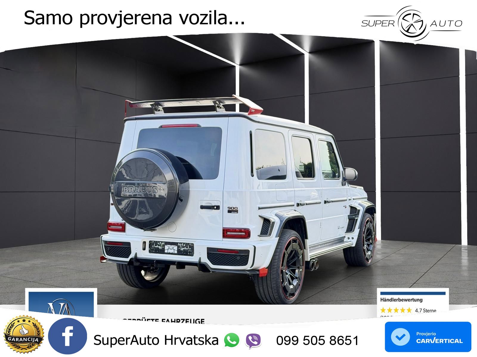 Mercedes AMG G 63 Long V8 (585 KS) 4MATIC 9G-TRONIC AMG SPEEDSHIFT PLUS