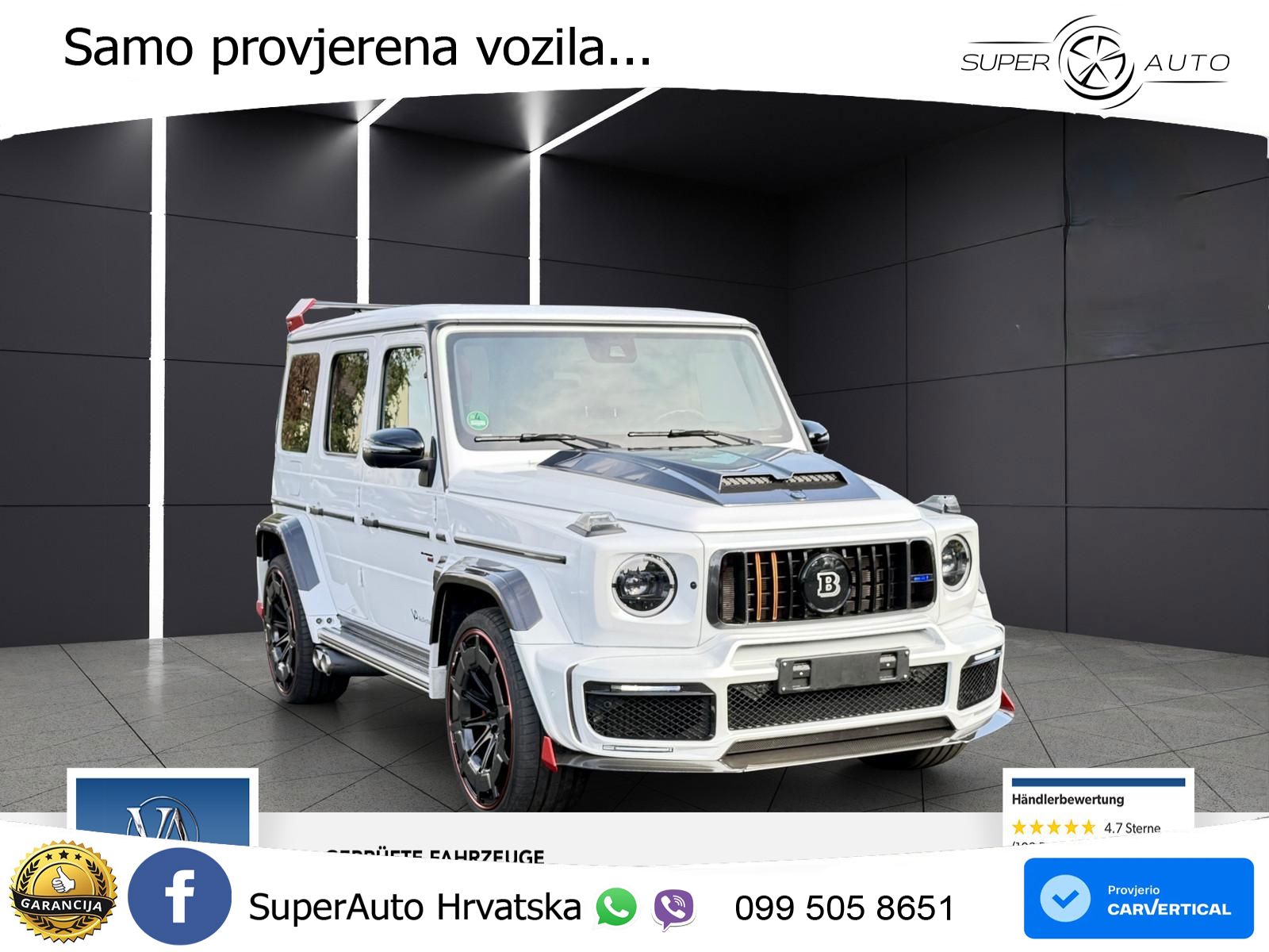 Mercedes AMG G 63 Long V8 (585 KS) 4MATIC 9G-TRONIC AMG SPEEDSHIFT PLUS