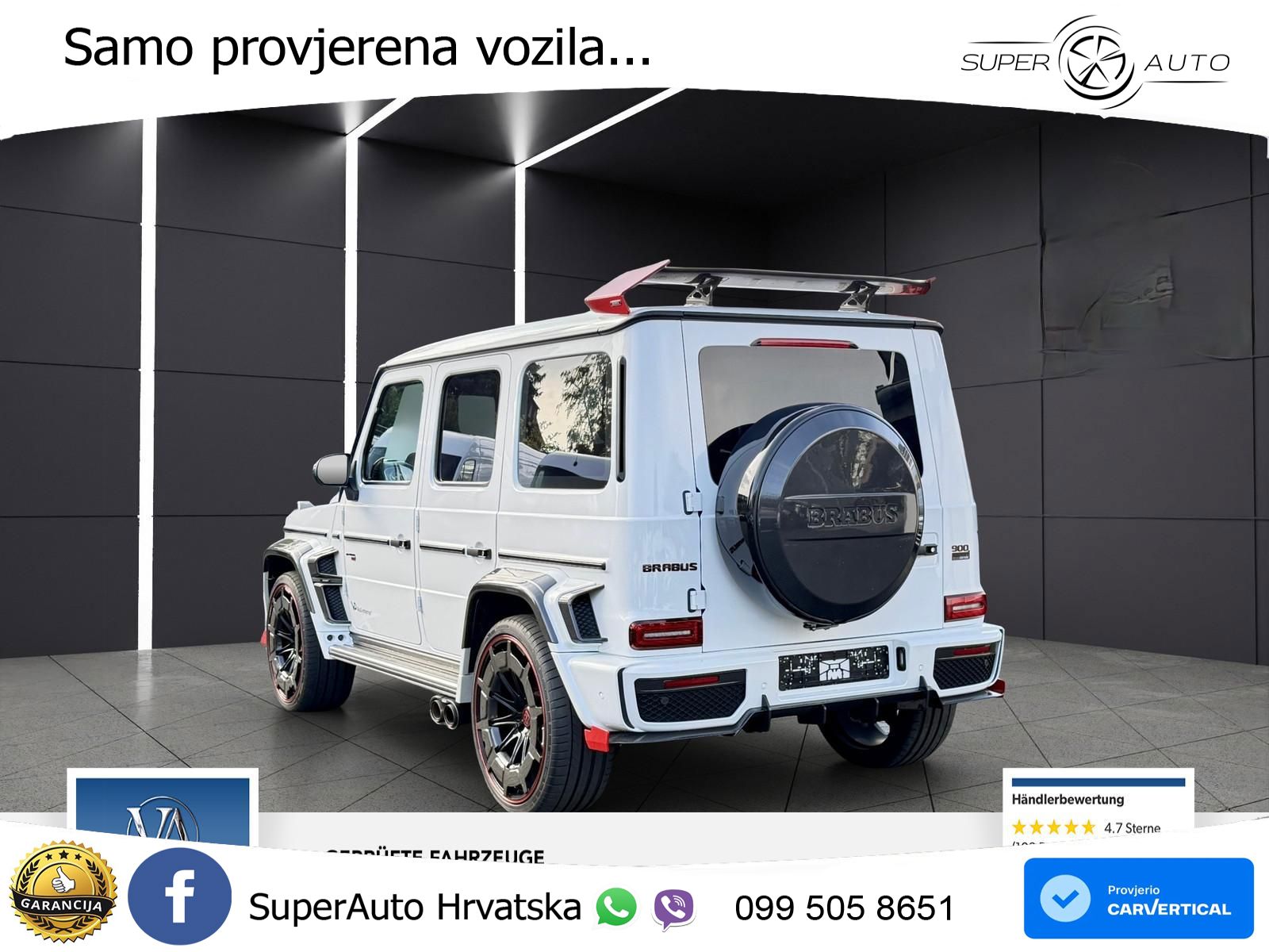Mercedes AMG G 63 Long V8 (585 KS) 4MATIC 9G-TRONIC AMG SPEEDSHIFT PLUS