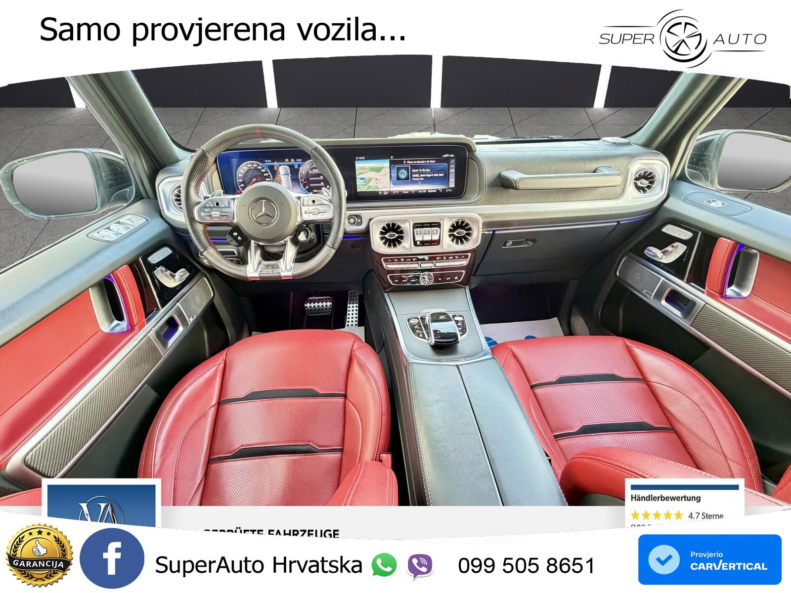 Mercedes AMG G 63 Long V8 (585 KS) 4MATIC 9G-TRONIC AMG SPEEDSHIFT PLUS