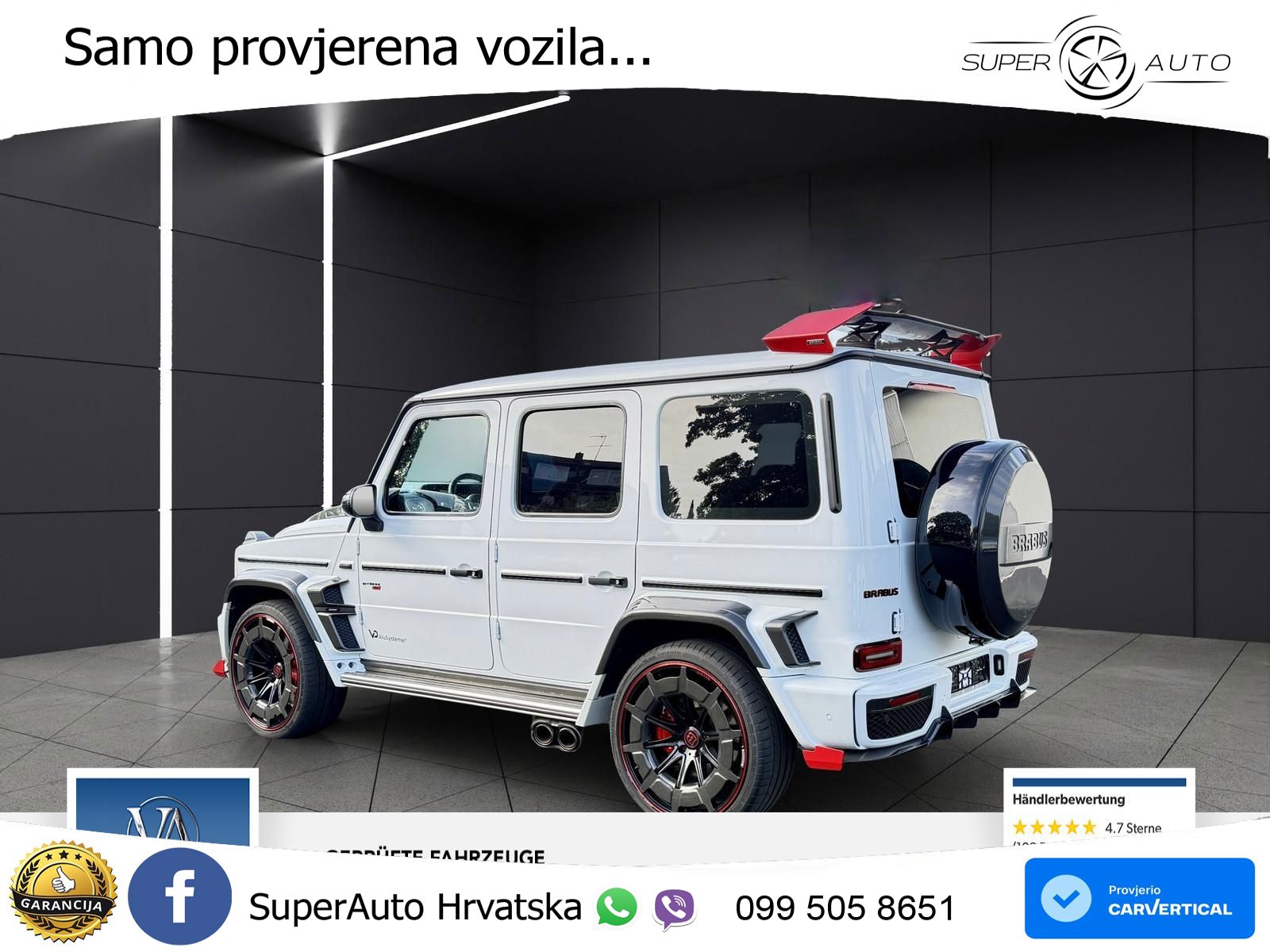 Mercedes AMG G 63 Long V8 (585 KS) 4MATIC 9G-TRONIC AMG SPEEDSHIFT PLUS