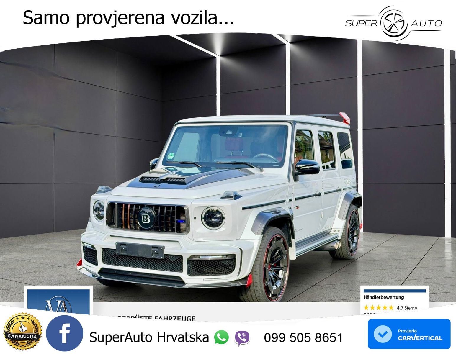 Mercedes AMG G 63 Long V8 (585 KS) 4MATIC 9G-TRONIC AMG SPEEDSHIFT PLUS