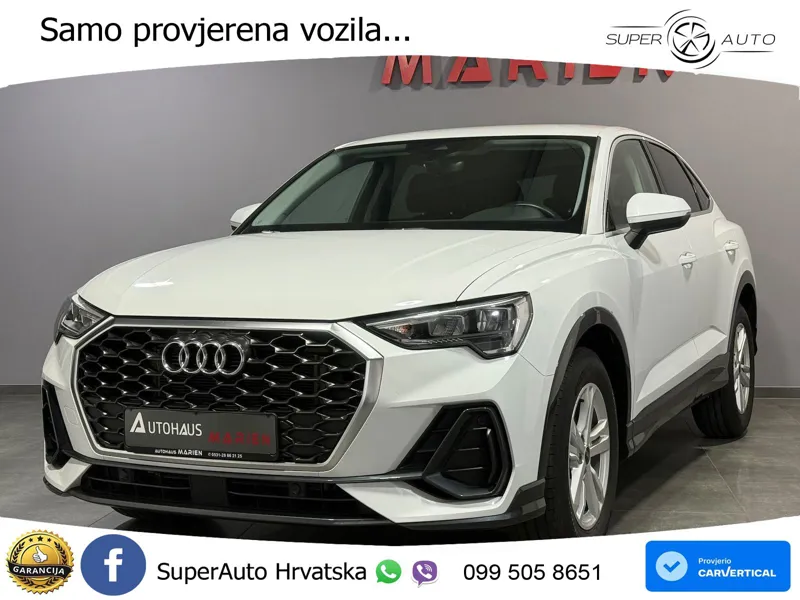 Audi Q3 Sportback 35 TDI (150 KS) S tronic LED+GR SJED+ACC